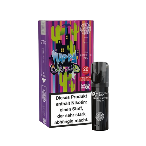187 HAPPY CACTUZ POD Prefilled Pod mit 20mg Nikotin, intensiv fruchtiger Geschmack aus der 187 Vape Pen Serie.