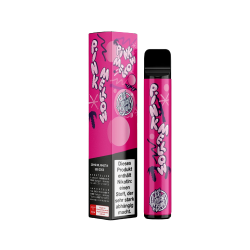 187 VAPE PEN PINK MELLOW Einweg E-Zigarette mit fruchtigem Limette Grapefruit Wassermelone Aroma in pinkem Design
