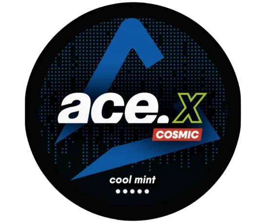 ACE X COSMIC COOL MINT Snus mit eisigem Minzgeschmack und 16mg/g Nikotinstärke aus Dänemark