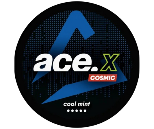 ACE X COSMIC COOL MINT Snus mit eisigem Minzgeschmack und 16mg/g Nikotinstärke aus Dänemark