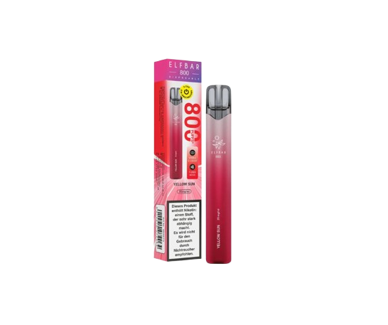 ELBAR 800 YELLOW SUN 20mg E-Zigarette mit Wassermelone Geschmack und Turbo Mode für intensives Dampfen