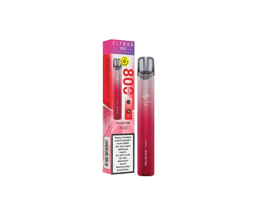 ELBAR 800 YELLOW SUN 20mg E-Zigarette mit Wassermelone Geschmack und Turbo Mode für intensives Dampfen