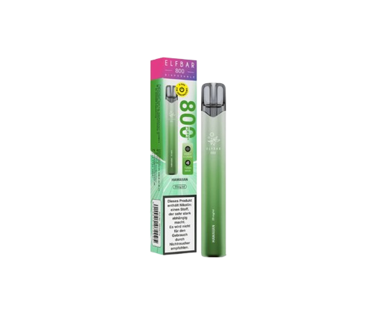 Elfbar 800 "Hawaiian" 20mg E-Zigarette mit Turbo Mode für intensiven Geschmack und bis zu 800 Züge.