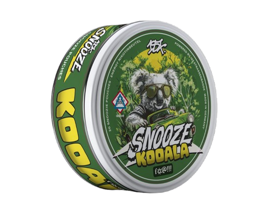 187 SNOOZE KOOALA Nicotine Pouches mit Eucalyptus Menthol Geschmack und 16mg Stärke, 20 Stück pro Dose