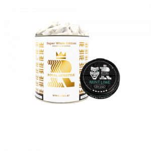 Royal Lifestyle Special Limette/Mint Slim Super White Snus Big Pack mit frischem Limetten- und Minzgeschmack
