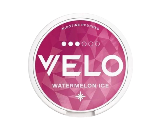 Runde Dose VELO WATERMELON ICE mit Wassermeloneneis-Geschmack und erfrischendem Abgang aus Schweden