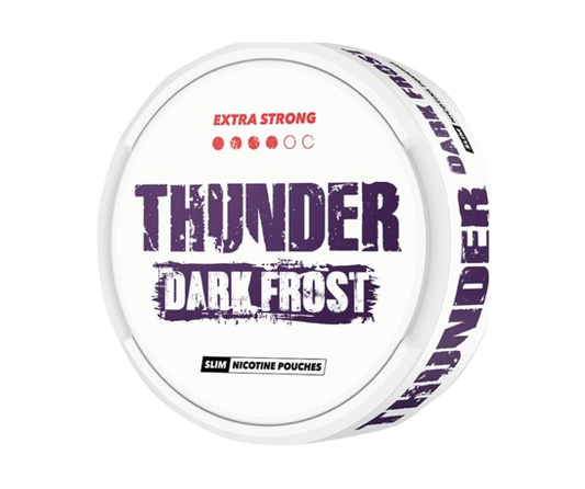 THUNDER DARK FROST Nikotinbeutel mit roter Johannisbeere und Minze, extra stark, 21 Pouches, von V2 Tobacco