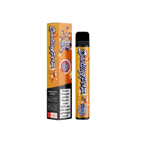 187 VAPE PEN SPARKLING PEAZ Einweg E-Zigarette mit Pfirsich-Eistee Geschmack und 20mg Nikotin.