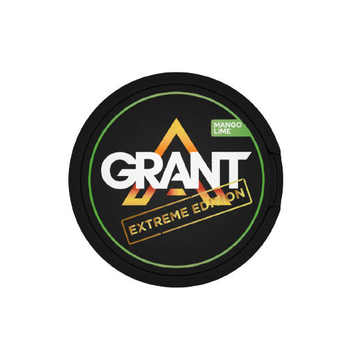 Runde Dose mit GARANT Mango Lime Extreme Edition Schriftzug und grünem Akzent auf schwarzem Hintergrund