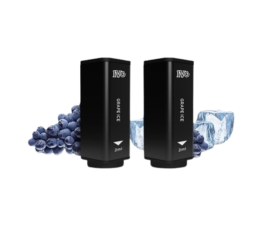 IVG PODS PURPLE FROST 2er Pack mit eisigem Blaubeergeschmack, 20mg Nikotinsalz, auslaufsicher, intensiver Dampf