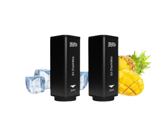 IVG PODS YELLOW FROST mit Eisiger Ananas und Nikotinsalz Liquid in auslaufsicheren Pods für intensiven Geschmack