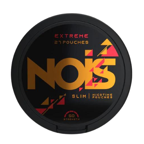 NOIS EXTREME Nikotinbeutel in schlankem Format mit 50 mg Stärke und frischem Minzgeschmack, 27 Pouches Dose