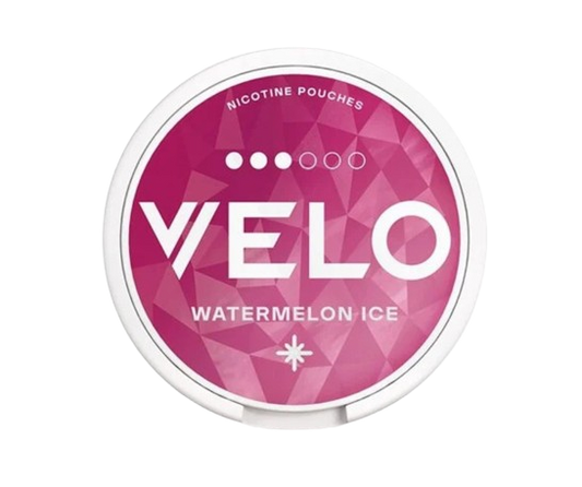 Runde Dose VELO WATERMELON ICE mit Wassermeloneneis-Geschmack und erfrischendem Abgang aus Schweden