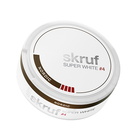 SKRUF SUPER WHITE #4 NORDIC LIQUORICE